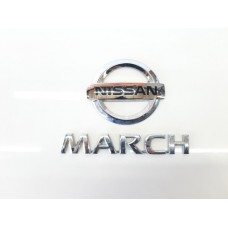 Emblema Tampa Traseira Nissan March 2017