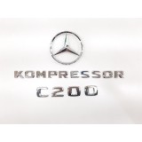 Emblema Tampa Traseira C200 Kompressor 