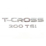 Emblemas Tampa Traseira T-cross 1.0 Turbo